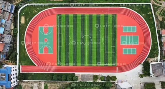 Sistema de Sandwich de Atletas Trilha de Corrida de Borracha Absorção de Choque Superfície EPDM