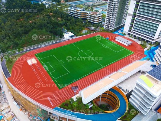 Sistema Sandwich Spray Coating pista de corrida para estádio de competição universitária