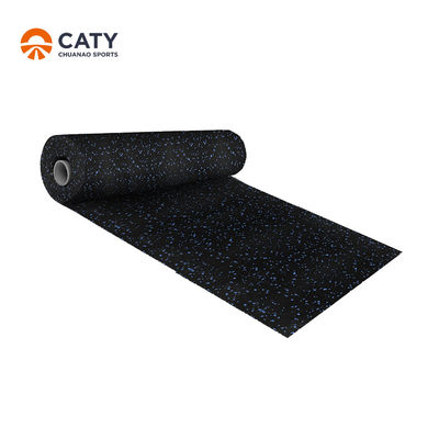 Reciclado Preto de baixa densidade base de relva de rolinho macio Fitness Rolha de piso de borracha 3-12mm espessura para interiores