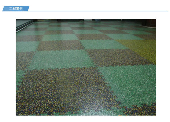 Jigsaw Pattern Borracha Não Tóxica Pesada Gimnástica Acessórios Absorventes de Som Pisos Fitness Comercial