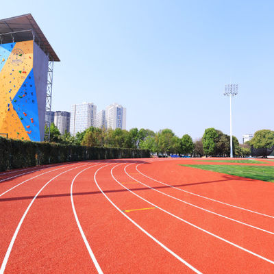 Pista de corrida de borracha atlética semifabricada Yuuz Esp certificada WA SGS com instalação automática