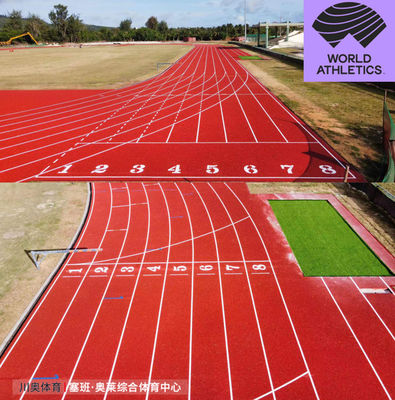 IAAF aprovada pista de corrida de borracha sintética EPDM de alto desempenho pista de corrida para esportes campo centro de esportes centro de treinamento complexo esportivo clubes esportivos