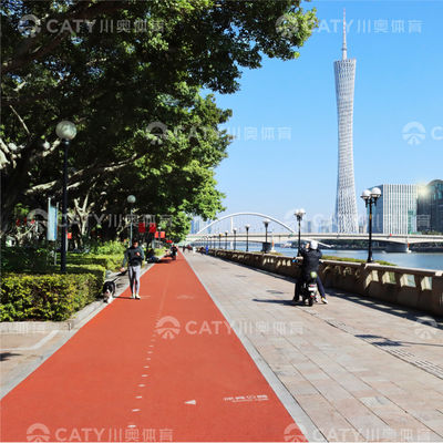 Pistas de corrida EPDM para todos os climas em exteriores Pistas de corrida recicladas Superfície de playground para esportes ao ar livre, áreas de fitness, parques públicos e áreas recreativas