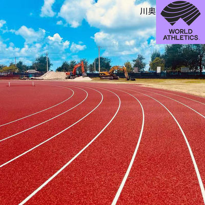 Pavimento de borracha EPDM de absorção de choque aprovado pela IAAF para pista de corrida para uso profissional e recreativo