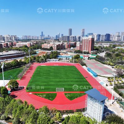 Pista de corrida atlética padrão de 400 m Grânulos de borracha EPDM com instalação de pista à prova d'água