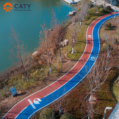 Pista de corrida pré-fabricada de borracha de instalação rápida Pista de corrida pré-fabricada com superfície de pista de borracha