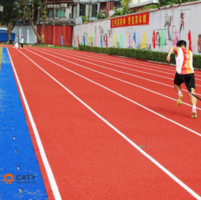 Shock Epdm Superfície corrida pista de borracha para correr com pista de borracha Instalação Superfície de pista não tóxica