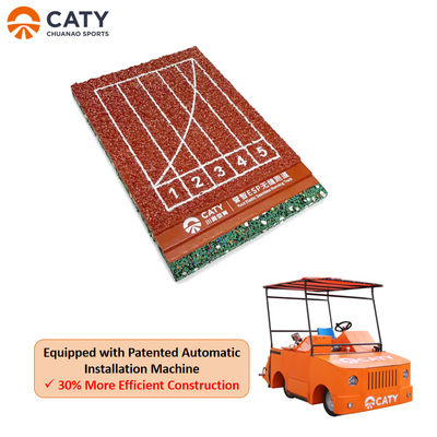 Instalação de pista de brinquedo resistente aos raios UV Instalação de pista de brinquedo à prova de choques Envio da China