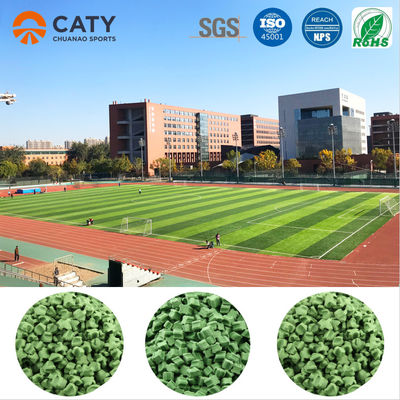 Recheio esportivo TPE absorvente de choques certificado SGS para gramados artificiais Campos de futebol