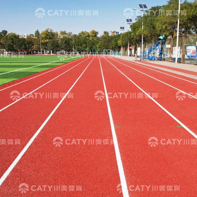 Sistema de Sanduíche de Pista de Corrida de Borracha Reciclada Semi-Prefabricada para Superfície Multiesportiva