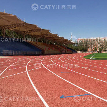 Iaaf aprovado 13 mm pista pré-fabricada de borracha pista de corrida para estádio Tartan Track