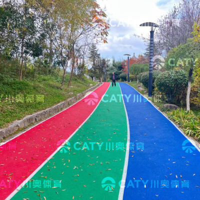 Material de pista de corrida anti-UV para o exterior Granulado EPDM e aglutinante PU para pátio de brinquedos da escola