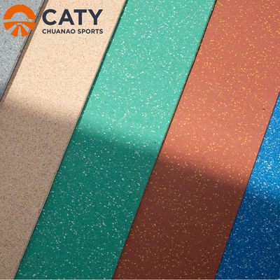 Amigável ao ambiente de rolos de borracha de 10 mm de espessura para pisos comerciais com 70% de EPDM e 30% de grânulos SBR