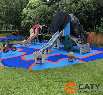 Granulados ECO-EPDM 100% certificados ROHS, absorventes de choque com parque de diversões de segurança antideslizante