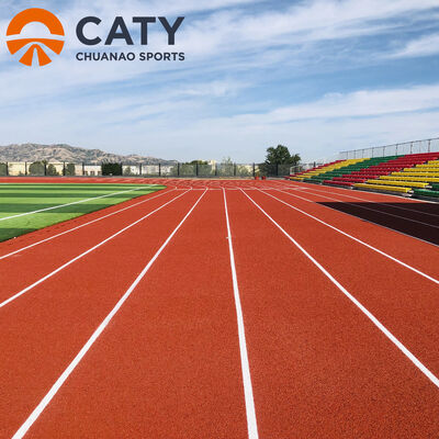 Solução de pista eficiente em termos de custos da pista de corrida do sistema de sanduíche para escolas e instalações desportivas