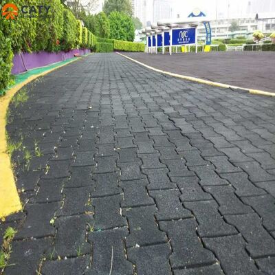 Instalação Fácil e Placas de Borracha Anti-Deslizantes em Formato de Osso para Caminhos ao Ar Livre e Pistas de Fitness