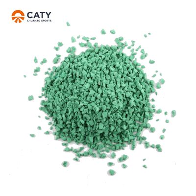 Granulados de EPDM ecológicos resistentes a choques e UV para enchimento de grama artificial
