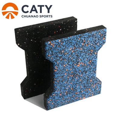 Chapa de borracha de ossos de cão antiderrapante e pesada para passeios e uso ao ar livre