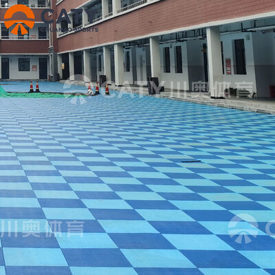 Piso de segurança de EPDM não tóxico, absorvente de choques e durável para parques e playgrounds