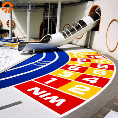 Granulado de borracha EPDM estável e elástico para pista de corrida e playground