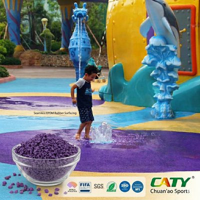 1-3MM 20% Wet Pour Pisos de Borracha EPDM Segurança Sem Costura Crianças Playground Pisos de Borracha para Parques Aquáticos Crianças Play Areas